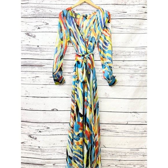 Spyzone Exchange Sheer Maxi Dress Medium - Picture 1 of 5